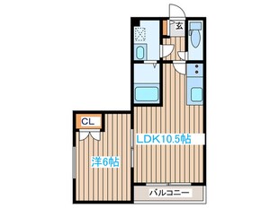 グリーンハピー柏木の物件間取画像